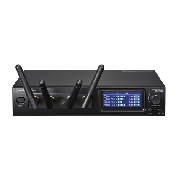 Main product image for Audio Technica ATW-1421 System 20 PRO Receiver with two Body-Packs240-5751